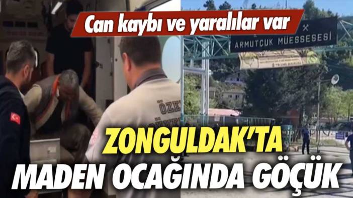 Zonguldak’ta maden ocağında göçük: 1 işçi can verdi, 6 yaralı