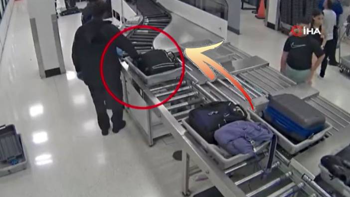 ABD’de havalimanındaki güvenlik görevlisi yolcu çantasından para çaldı
