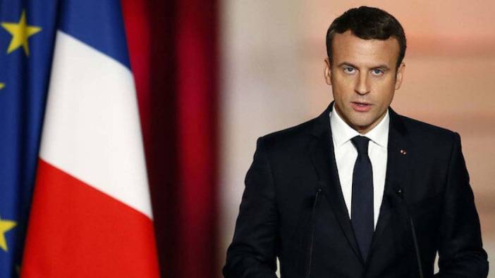 Macron, Filistin'e yapılan yardımların askıya alınmasından yana olmadığını belirtti