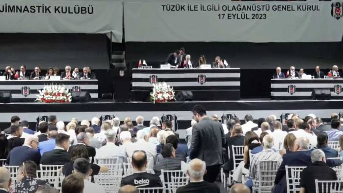 Beşiktaş Olağanüstü Tüzük Tadili Genel Kurulu başladı