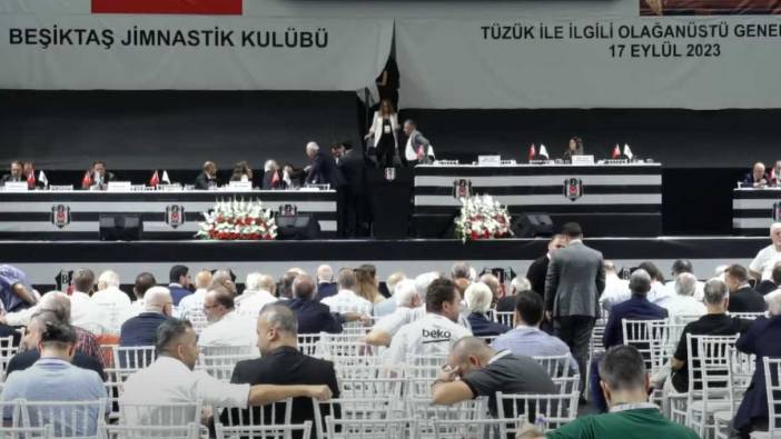 Beşiktaş'ın yeni tüzük tadil taslağı oy çokluğu ile kabul edildi