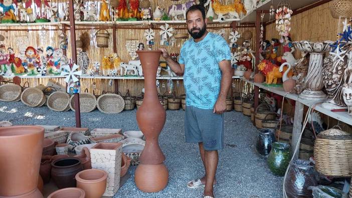 Muğla'da 35 kilogramlık vazo çalan şüpheli yakalandı