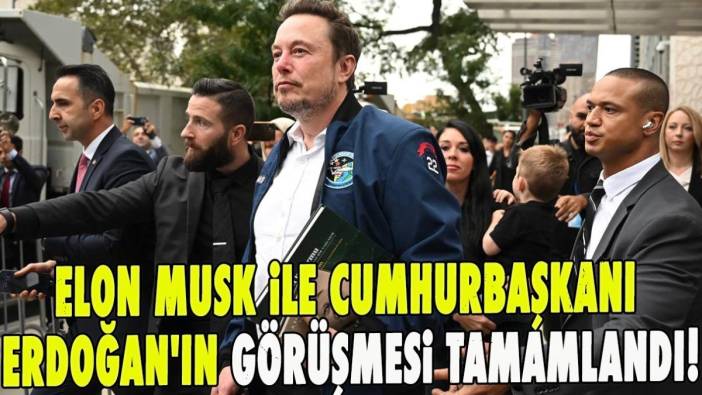 Elon Musk ile Cumhurbaşkanı Erdoğan'ın görüşmesi tamamlandı!
