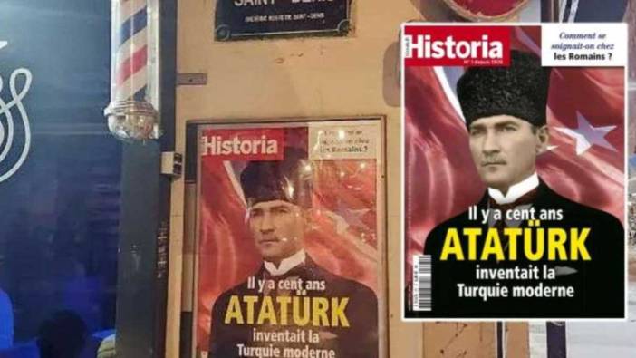 Fransız Historia dergisi Atatürk'ü kapak yaptı! 'Türklerin Babası' vurgusu dikkat çekti