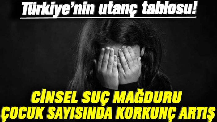 Türkiye'nin utanç tablosu: Cinsel suç mağduru çocuk sayısında korkunç artış