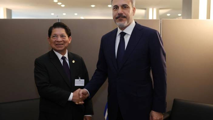 Dışişleri Bakanı Nikaragua Dışişleri Bakanı ile görüştü