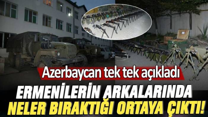 Azerbaycan, tek tek açıkladı: Ermenilerin arkalarında neler bıraktığı ortaya çıktı!