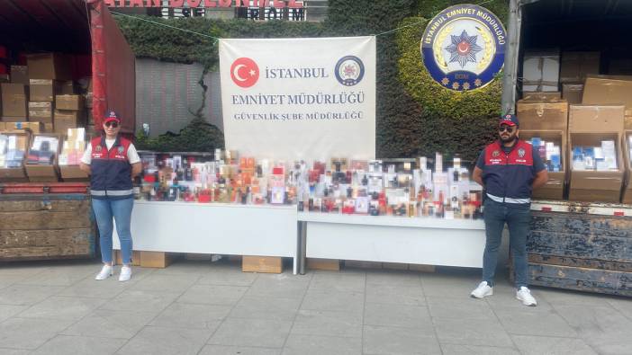 İstanbul'da 40 milyon liralık sahte parfüm operasyonu