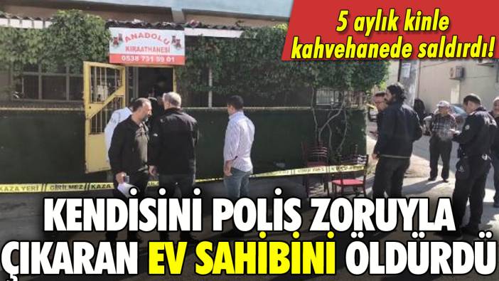 Bursa'da kiracı dehşeti: Kendisini çıkaran ev sahibini öldürdü