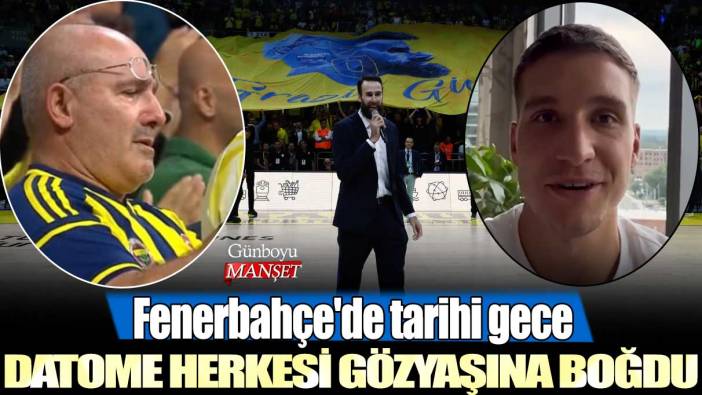 Gigi Datome herkesi gözyaşına boğdu: Fenerbahçe'de tarihi gece