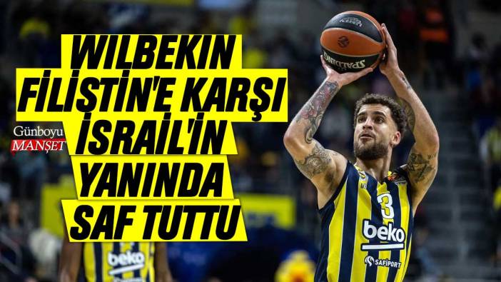 Fenerbahçeli Wilbekin Filistin'e karşı İsrail'in yanında saf tuttu