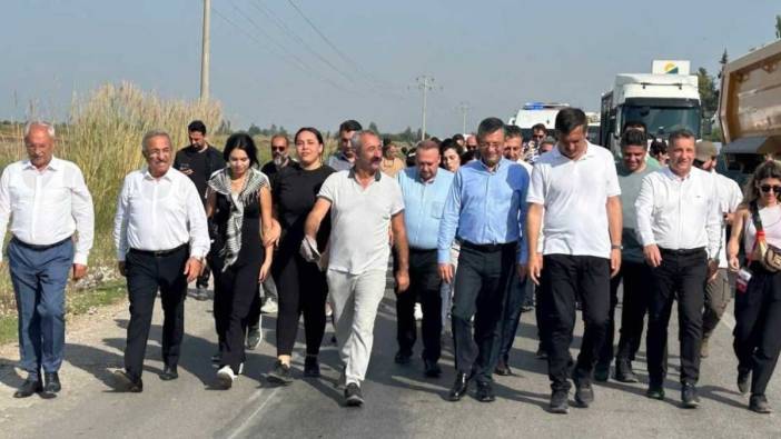 Özgür Özel'den Erkan Baş'a destek: Can Atalay için yürüdüler!