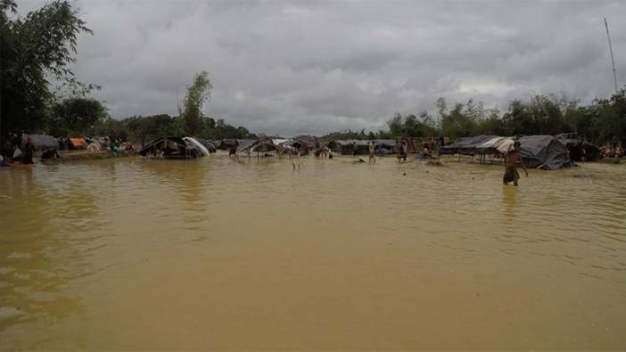 Myanmar'da muson yağmurlarının yol açtığı seller 10 binden fazla kişiyi yerinden etti