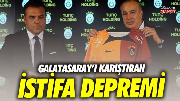 Galatasaray’ı karıştıran istifa depremi! Cemel Özgörkey neden istifa etti