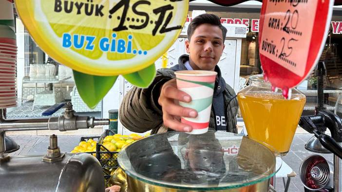 'Sifon limonata' ve nar suyu mevsim geçişlerinin gözdesi oluyor