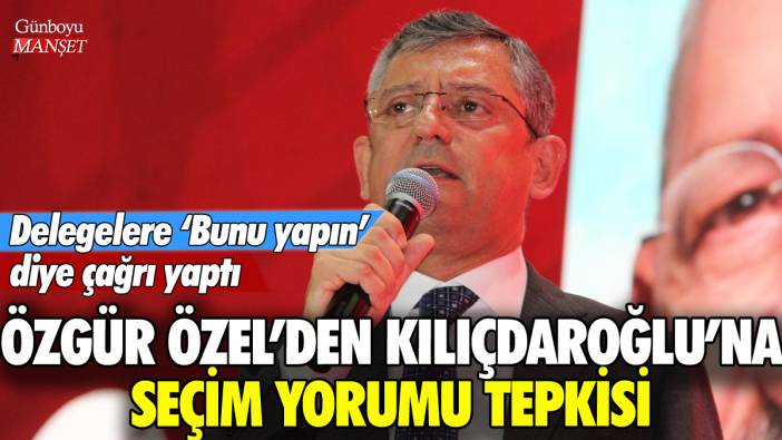 Özgür Özel Kılıçdaroğlu'nun seçim yorumunu eleştirip son 15 gün çağrısı yaptı