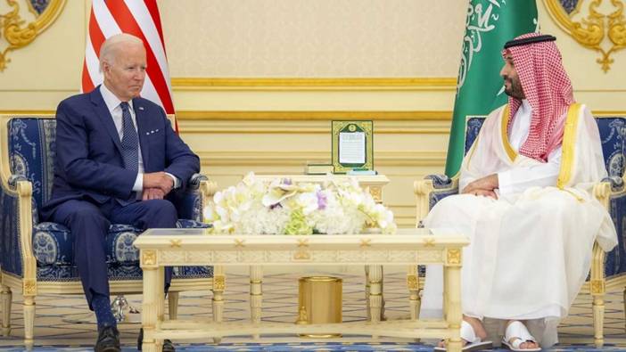 Biden ve Prens Selman'dan dikkat çeken Orta Doğu görüşmesi