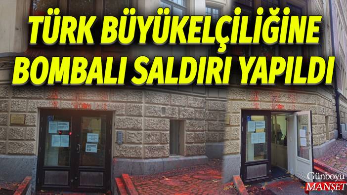 Türk Büyükelçiliğine bombalı saldırı yapıldı