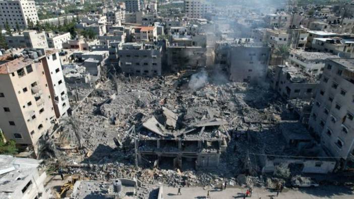 Gazze'ye İsrail'in saldırısı nedeniyle 29 bin konut tamamen yıkıldı