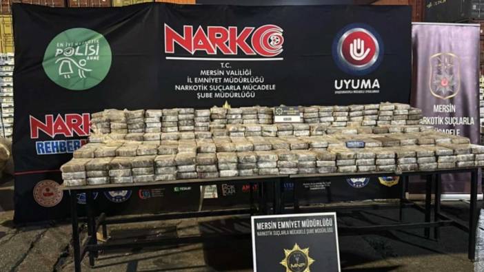 Mersin Limanı’nda büyük operasyon:  610 kilo kokain ele geçirildi