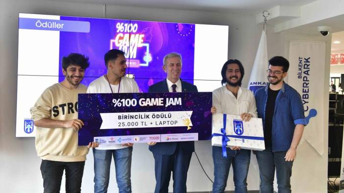 “Yüzde 100 Game Jam” yarışmasında ödüller sahiplerini buldu