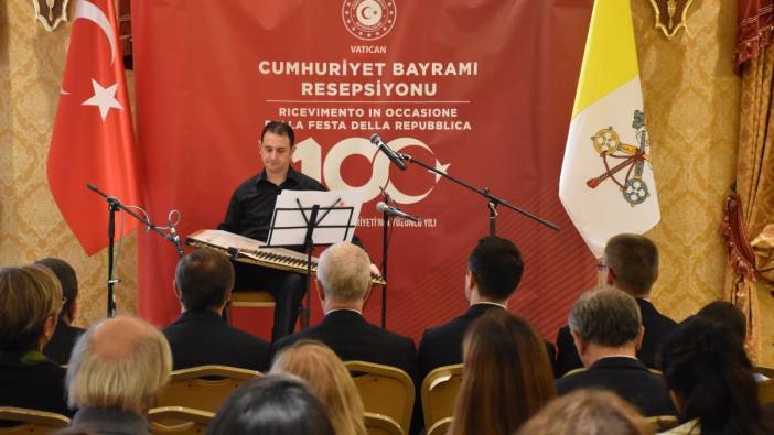 Türkiye'nin Vatikan Büyükelçiliği'nde "Cumhuriyet'in 100. yılı" resepsiyonu düzenlendi
