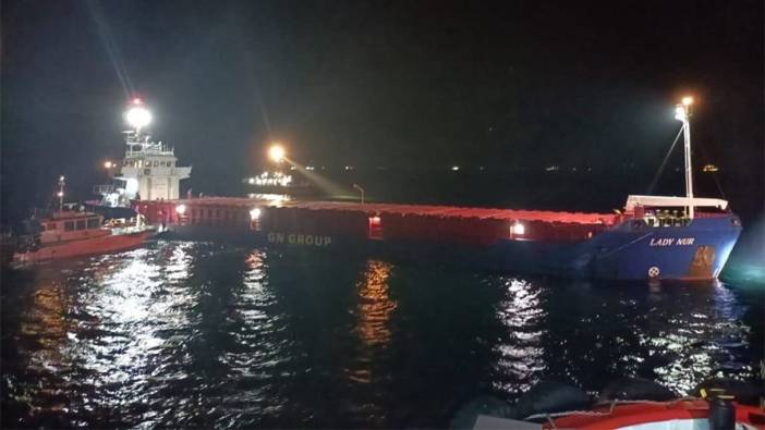İtalya'ya giden kargo gemisi İstanbul Boğazı’nda arızalandı