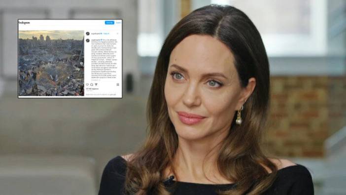 Angelina Jolie, İsrail'in Mülteci Kampı'na saldırısına tepki gösterdi