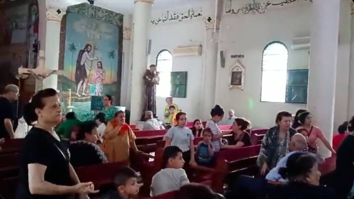 Gazze'deki Katolik Kilisesi'nde ayin sırasındaki İsrail bombardımanı korkuya yarattı