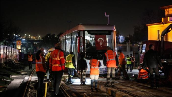 Eminönü-Alibeyköy Tramvay Hattı'nda teknik arıza seferleri aksattı