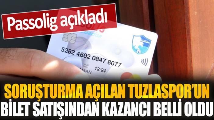Kara para aklama şüphesiyle soruşturma açılan Tuzlaspor'un bilet geliri belli oldu: Passolig seyirci sayısını açıkladı