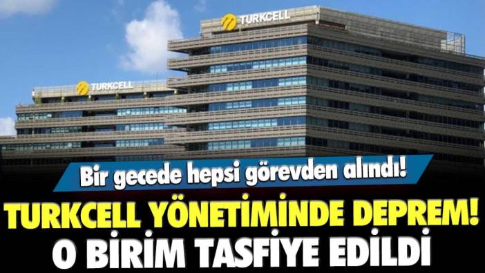 Turkcell yönetiminde büyük deprem! Bir gecede 9 kişi birden görevden alındı...