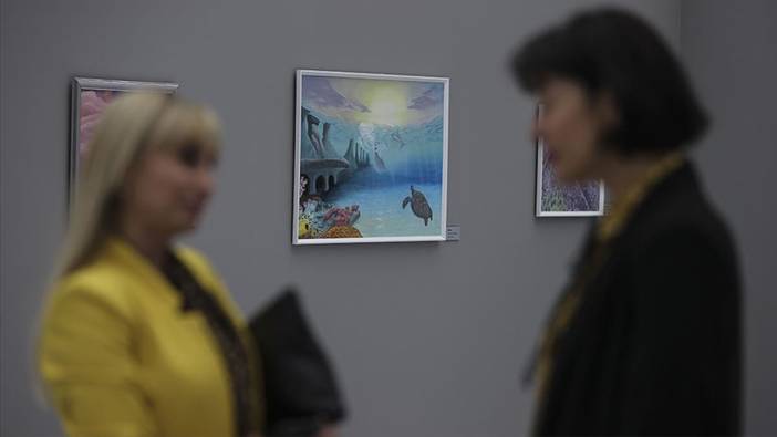 "Berceste" adlı resim sergisi, Ankara'da açıldı