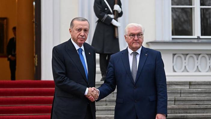 Erdoğan, Almanya Cumhurbaşkanı Steinmeier ile görüştü