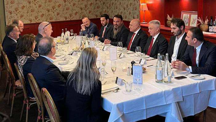 TFF ve Almanya Futbol Federasyonu heyetleri dostluk yemeğinde buluştu