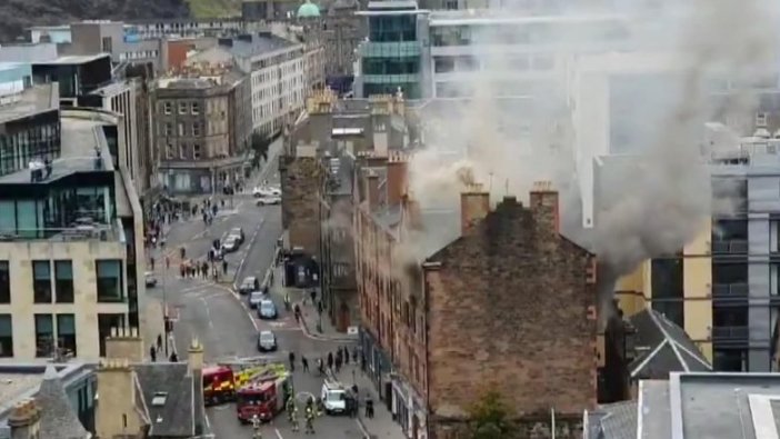 İskoçya’da gaz patlaması sonucu yangın çıktı