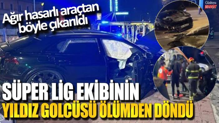 Adana Demirspor'un yıldız golcüsü Mario Balotelli ölümden döndü: Ağır hasarlı araçtan böyle çıkarıldı