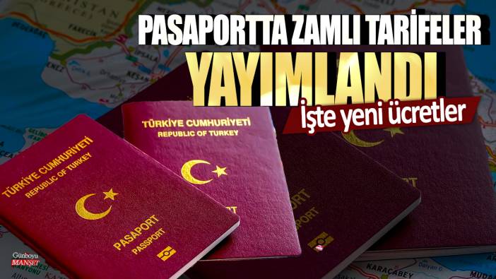 Pasaportta zamlı tarifeler yayımlandı: İşte yeni ücretler
