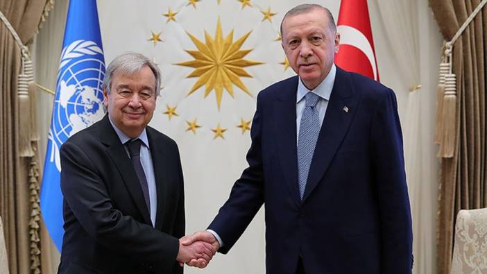 Erdoğan ile BM Genel Sekreteri Guterres arasında kritik görüşme