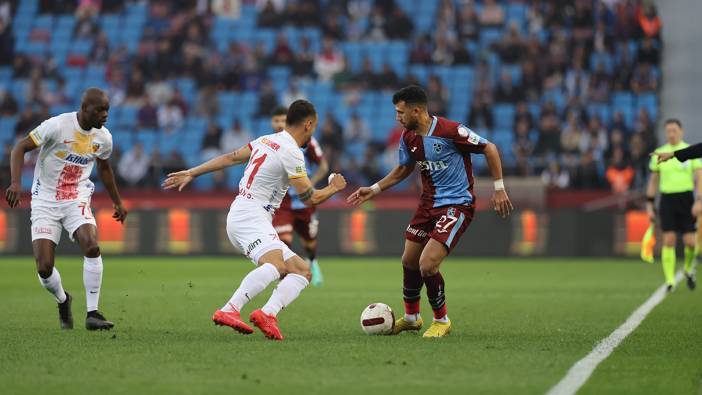 Trabzonspor, Kayserispor'a 1-0'lık skorla mağlup oldu