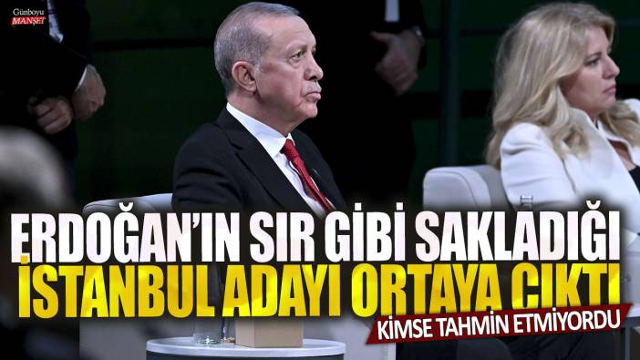 AKP’nin sır gibi sakladığı İstanbul adayı ortaya çıktı! Kimse tahmin etmiyordu