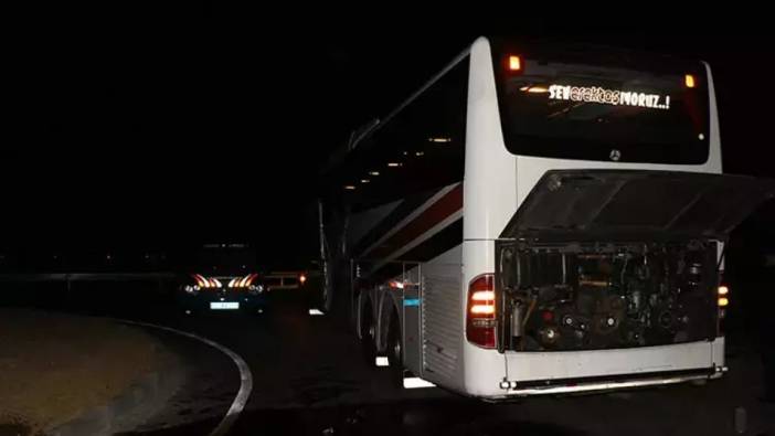 33 kişinin bulunduğu yolcu otobüsüne tüfekli saldırı: 1 kişi gözaltına alındı