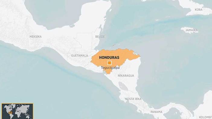 Honduras'ta otobüs köprüden düştü: 13 ölü