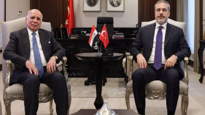 Bakan Fidan, Irak Dışişleri Bakanı Fuad Hüseyin görüştü
