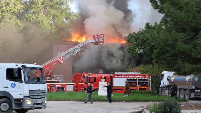 Adana'daki hastane yangını için tün il alarma geçti