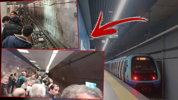 İstanbul'da değişmeyen tablo: Metro arızalandı...Yolcular 45 dakika boyunca mahsur kaldı!