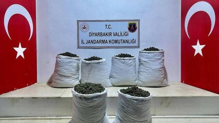 Diyarbakır’da 79 kilo uyuşturucu madde ele geçirildi