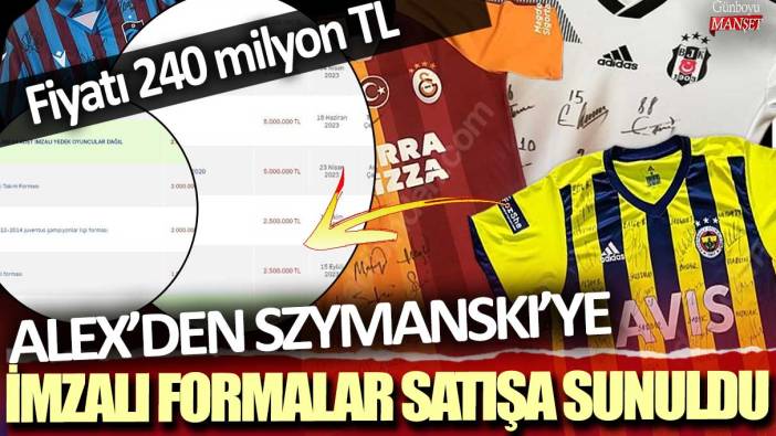Galatasaray’dan Fenerbahçe’ye ev fiyatına imzalı formalar satışa sunuldu
