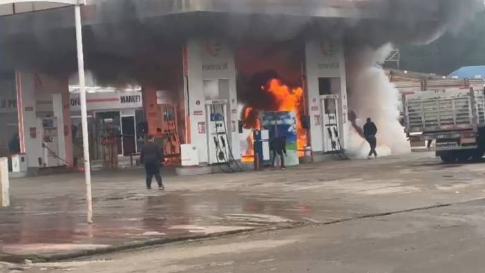 Diyarbakır’da akaryakıt istasyonunda korkutan yangın