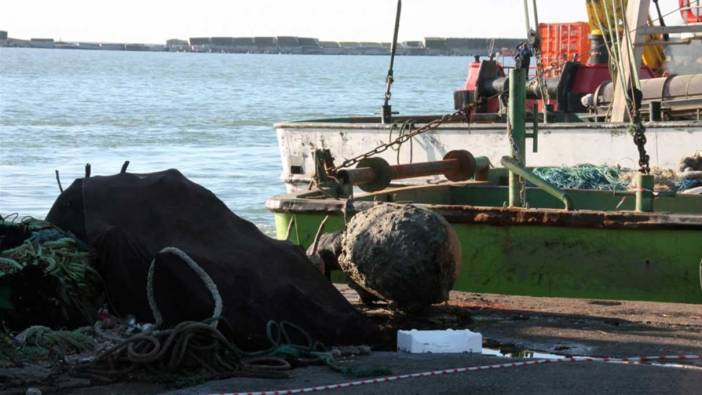 Zonguldak'ta deniz mayını paniği: Balıkçıların ağına takıldı